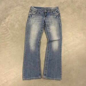 Y2K Dark Wash Flared Bootcut‎ Wide Leg Fall Essential Low Rise Woman's Jeans